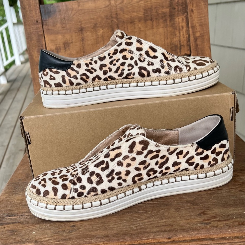 JSlide Calf Hair Slip On - Sz 8